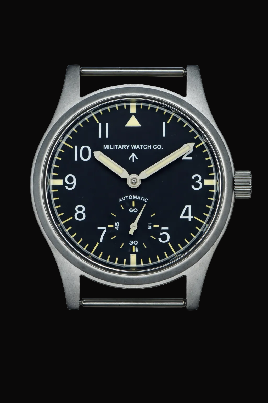 Reloj de servicio general MWC patrón "Dirty Dozen" de los años 1940/1950 con movimiento mecánico automático de cuerda automática