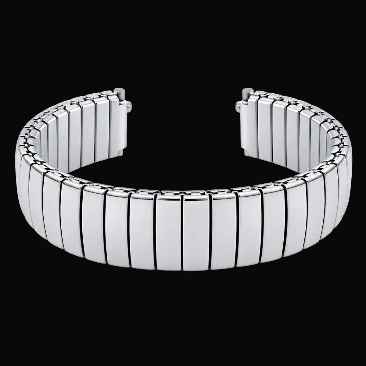 MWC Edelstahl Dehnungs-Uhrenarmband (Geeignet für Uhren mit 18-22mm Bandanstossbreite)