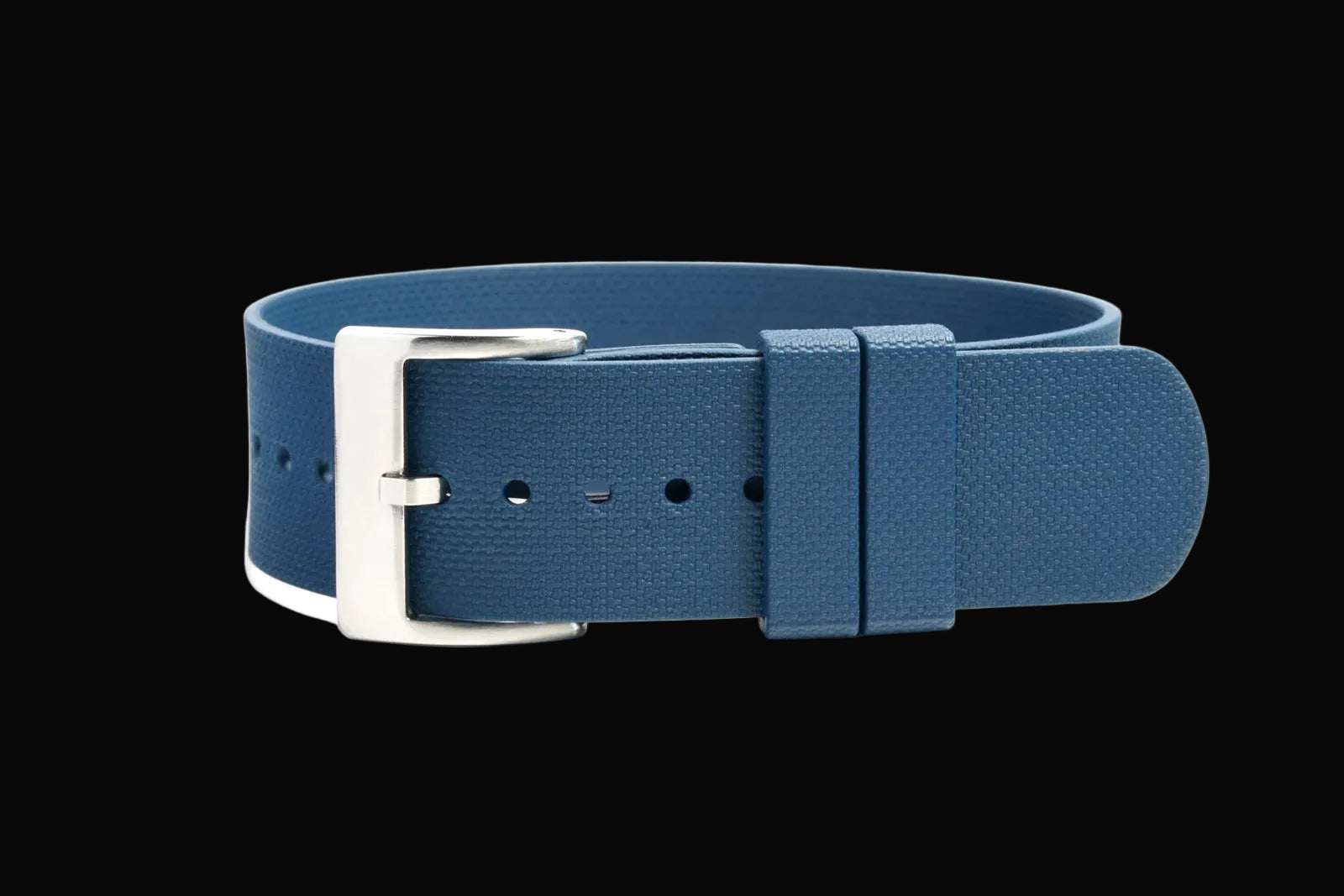 Blue 20mm FKM Rubber Strap with Quick Release Feature for Fast and Easy Fitting and Removal