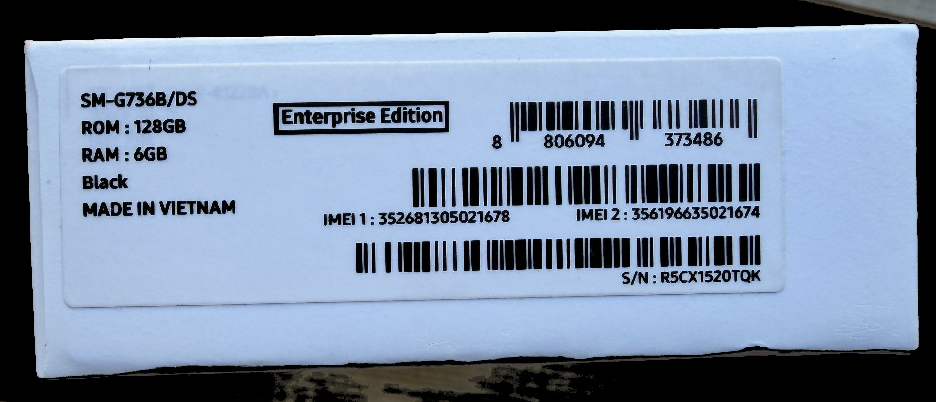 Rugged Samsung Galaxy XCover6 Pro 5G 128GB SM-G736B/DS – Black (Dual SIM) Unlocked - Mint Condition Half the Retail Price!