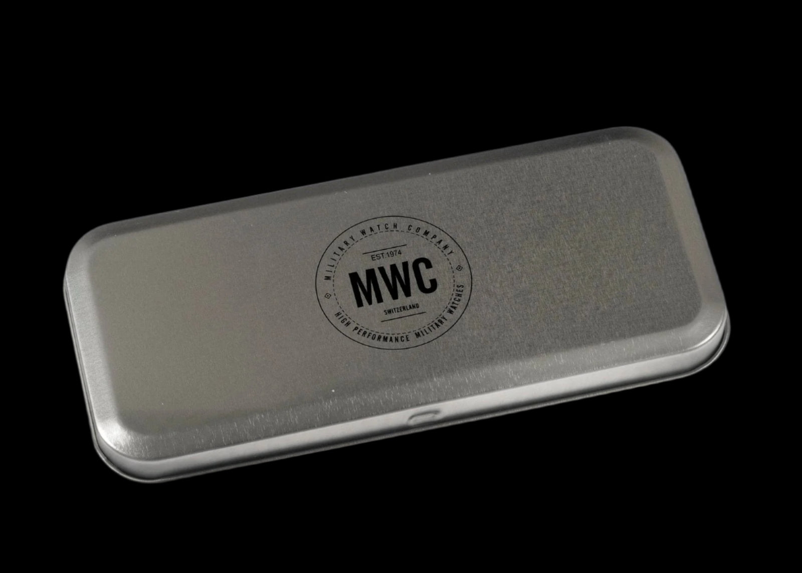 Orologio Militare MWC G10LM in Acciaio Inossidabile – Cinturino NATO Nero (Modello Contrattuale con Freccia Larga / Pheon)