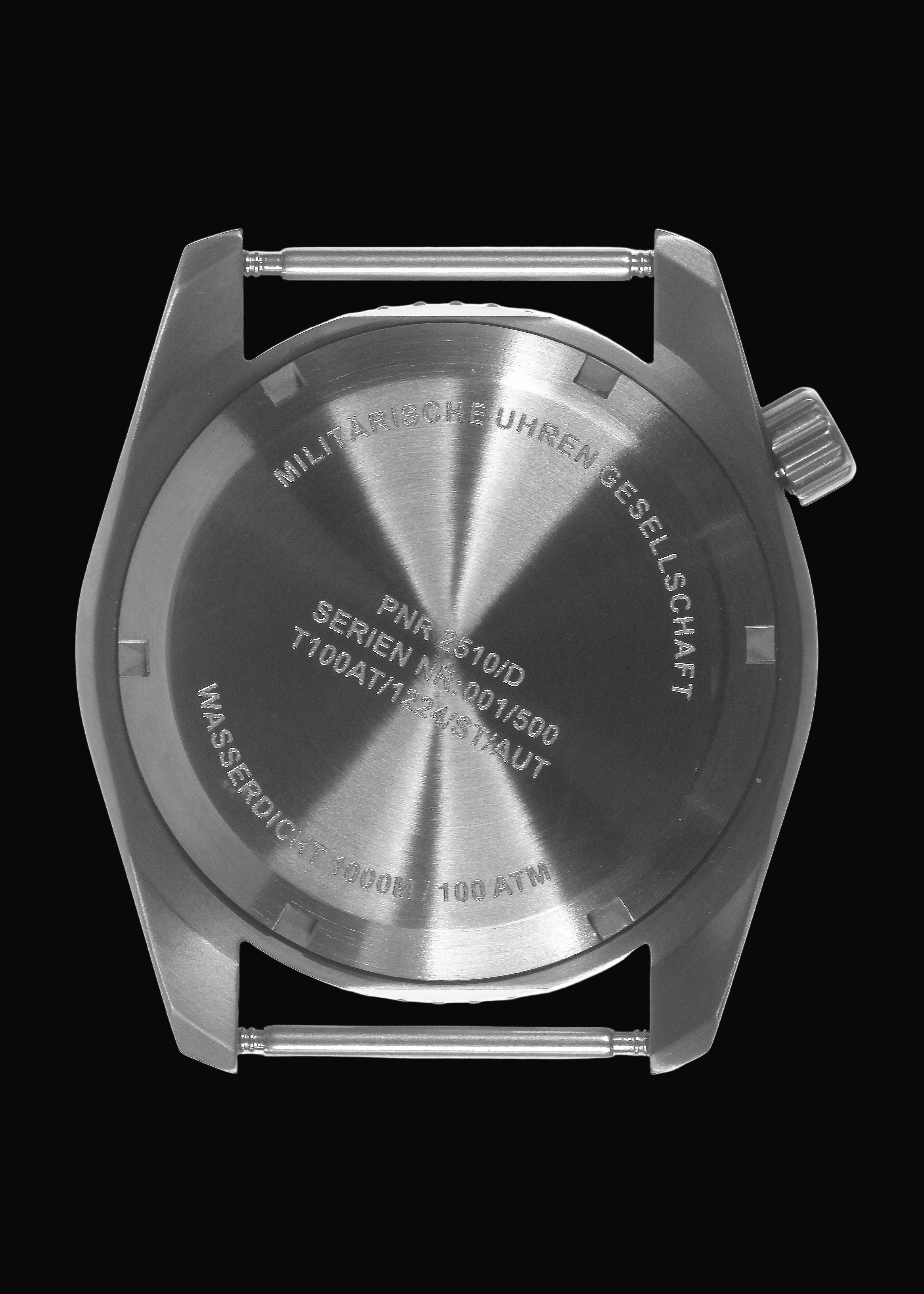 MWC "Depthmaster" 100atm / 3,280ft / 1000m Water Resistant Military Divers Watch in a Titanium Case with GTLS and Helium Valve (Automatic)