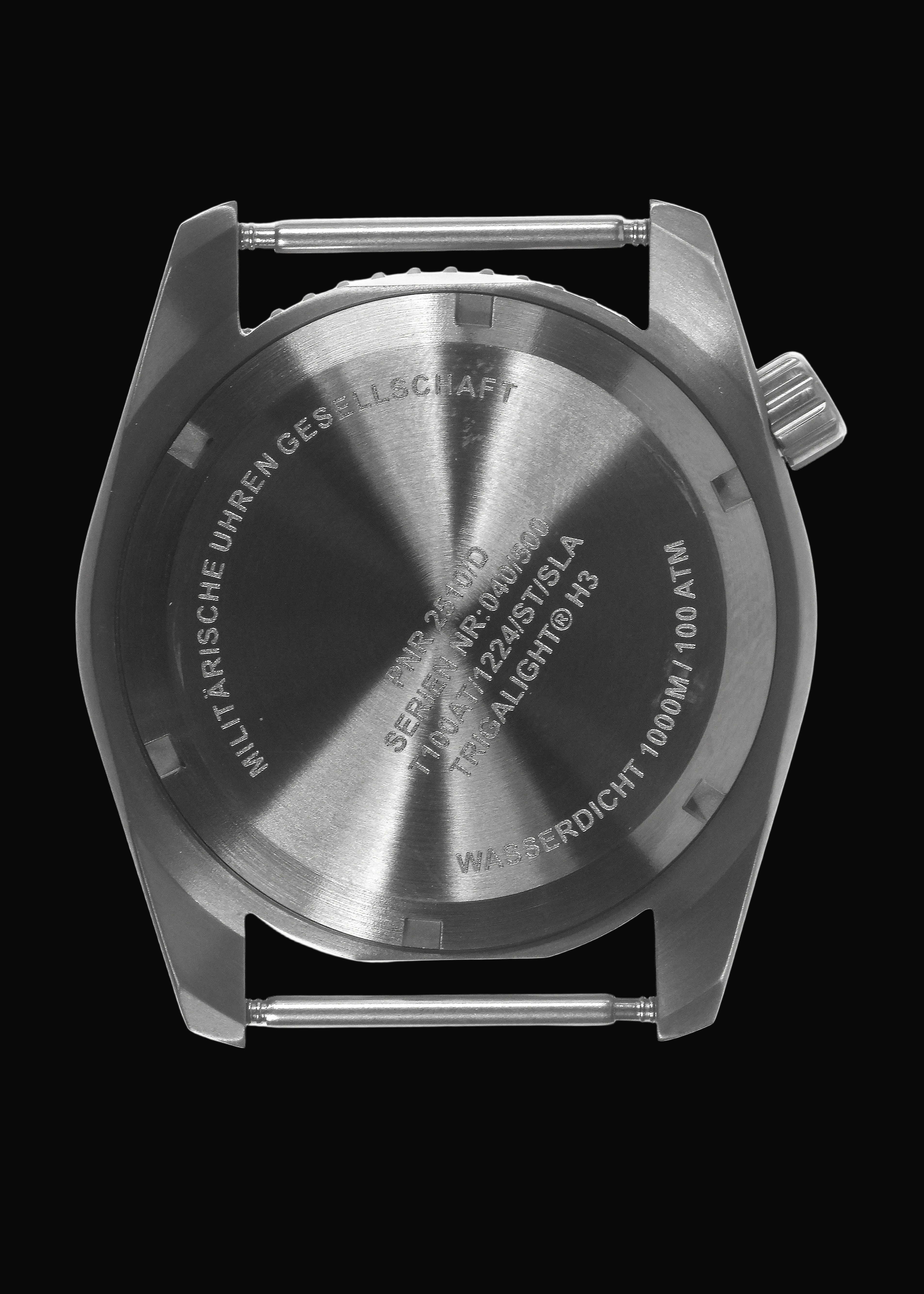 MWC "Depthmaster" 100atm / 3.280ft / 1000m wasserdichte Militärtaucheruhr in PVD Titan-Gehäuse mit GTLS und Heliumventil (Automatik)
