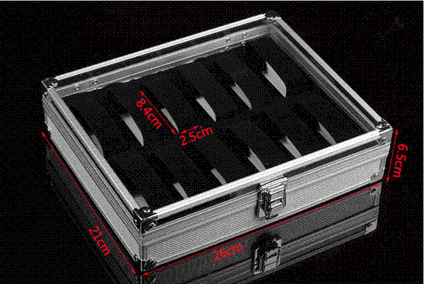 Aluminium watch 2025 storage case