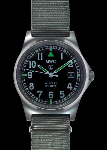 MWC G10LM European Pattern Military Watch in Covert Non Reflective Black PVD Steel