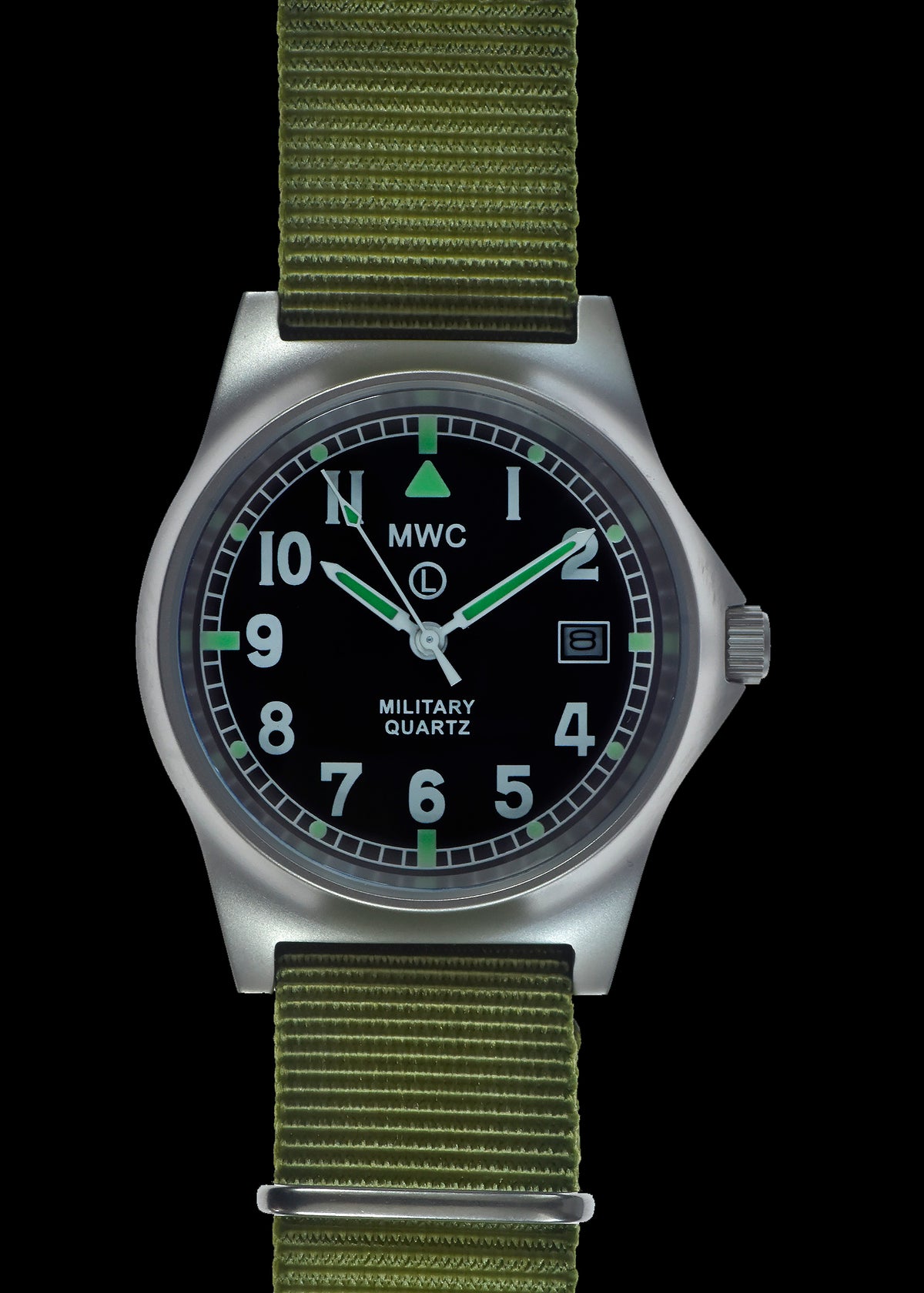 MWC G10 LM ステンレススチール ミリタリーウォッチ（オリーブグリーン 