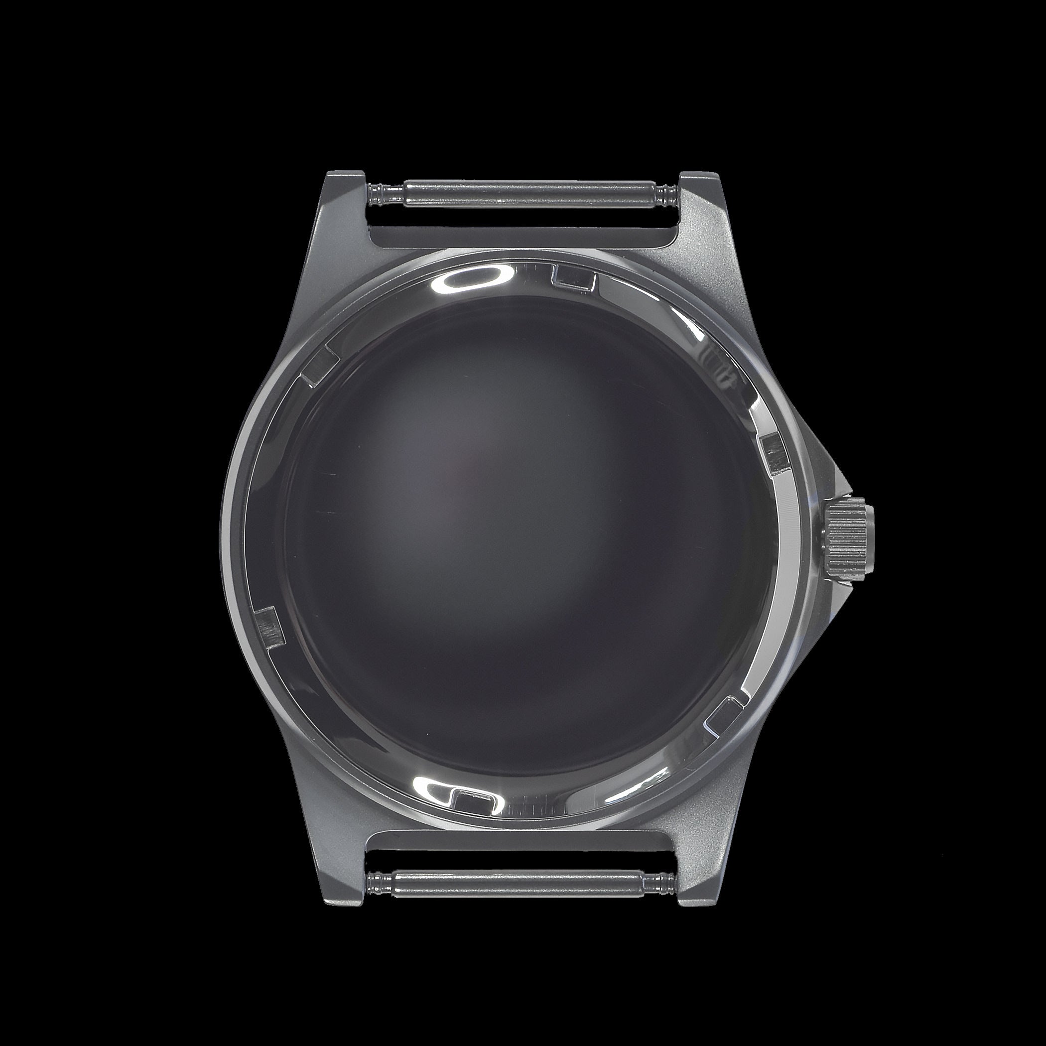 Montre militaire MWC G10 LM en acier inoxydable sans bracelet (fond de boîtier lisse gravable)