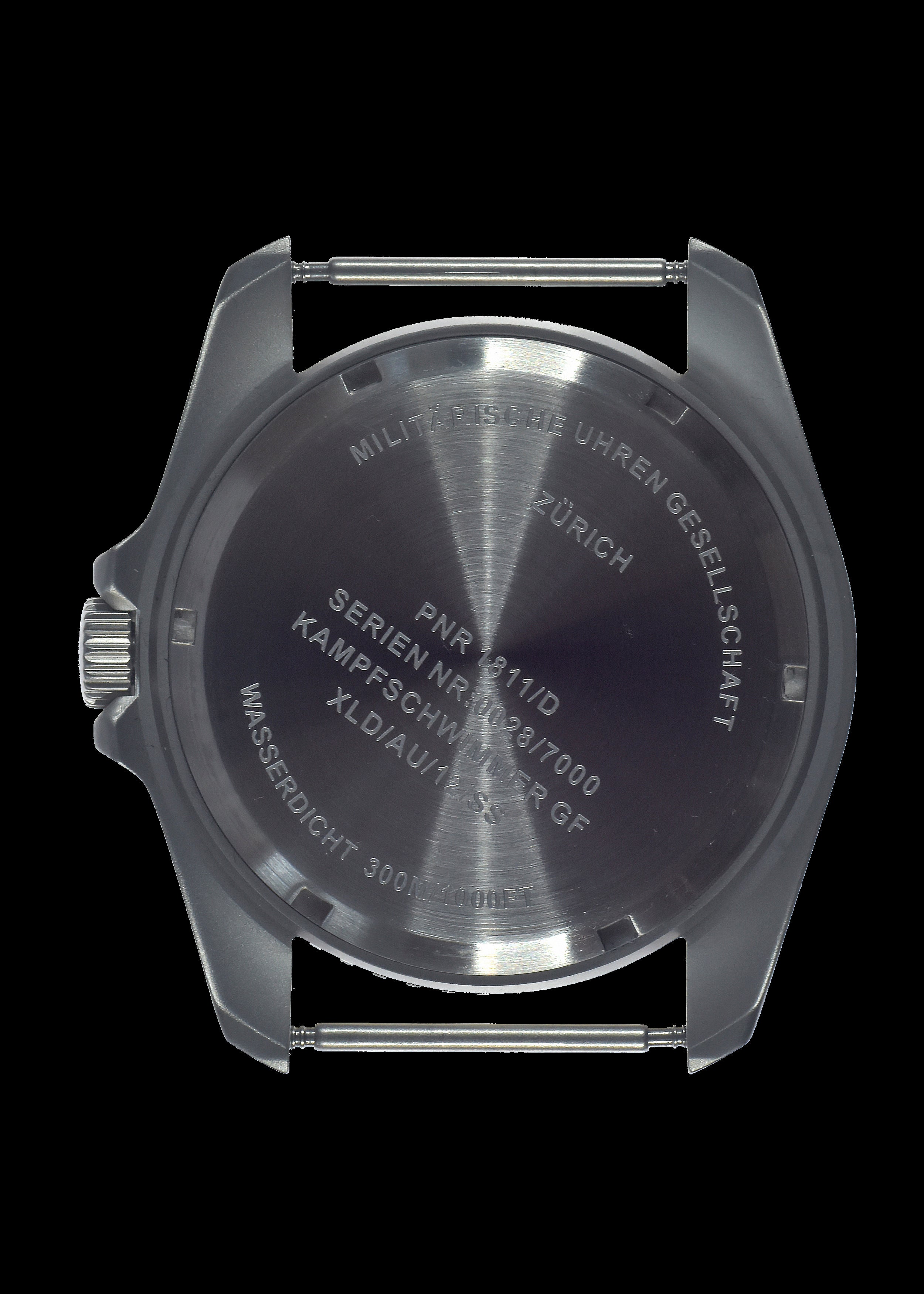 Reloj de buceo militar MWC de acero inoxidable (automático) con cristal de zafiro y bisel cerámico