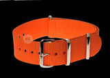 20mm Orange "High Visibility" SAR NATO Military Watch Strap