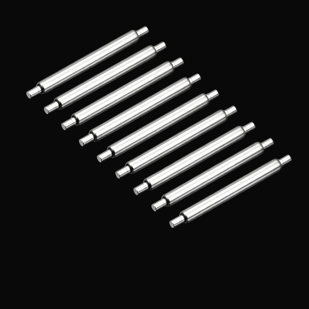 Paar Uhrenstifte zur Gestaltung des Aussehens einer Militäruhr mit festen Massivstegen