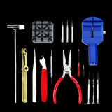 16 Piece Clock And Watch Repair Kit