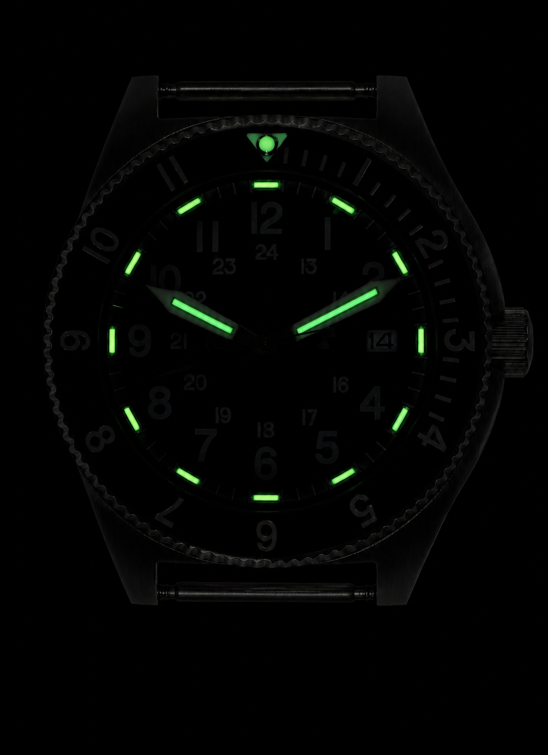 Reloj navegador MWC resistente al agua 300m en acero inoxidable con Tritio GTLS (automático)