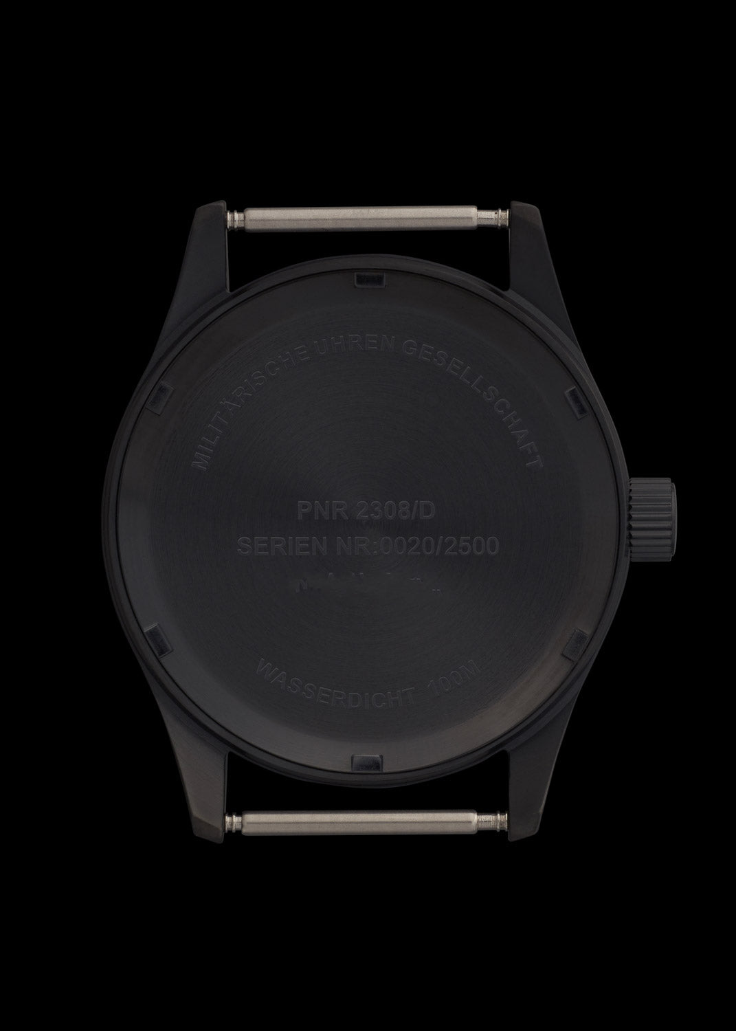 MWC MKIII (100m) Reloj Militar Automático Edición Limitada Patrón de los 1950 en Acero PVD Negro con Cristal de Zafiro