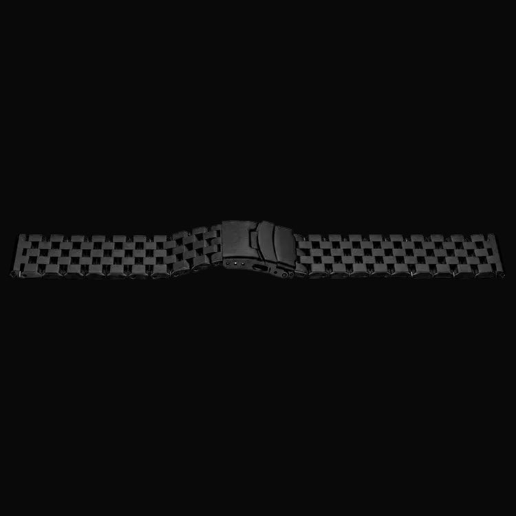 18mm Black PVD Stainless Steel Bracelet which is Compatible with MWC, Elvia, Aeschbach, CWC and Other Brands