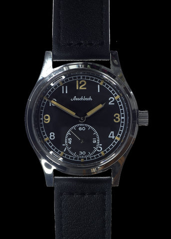 MWC 1940s/1950s "Dirty Dozen" Pattern General Service Watch with Retro Luminous Paint and 17 Jewel Hand Wound Mechanical Movement