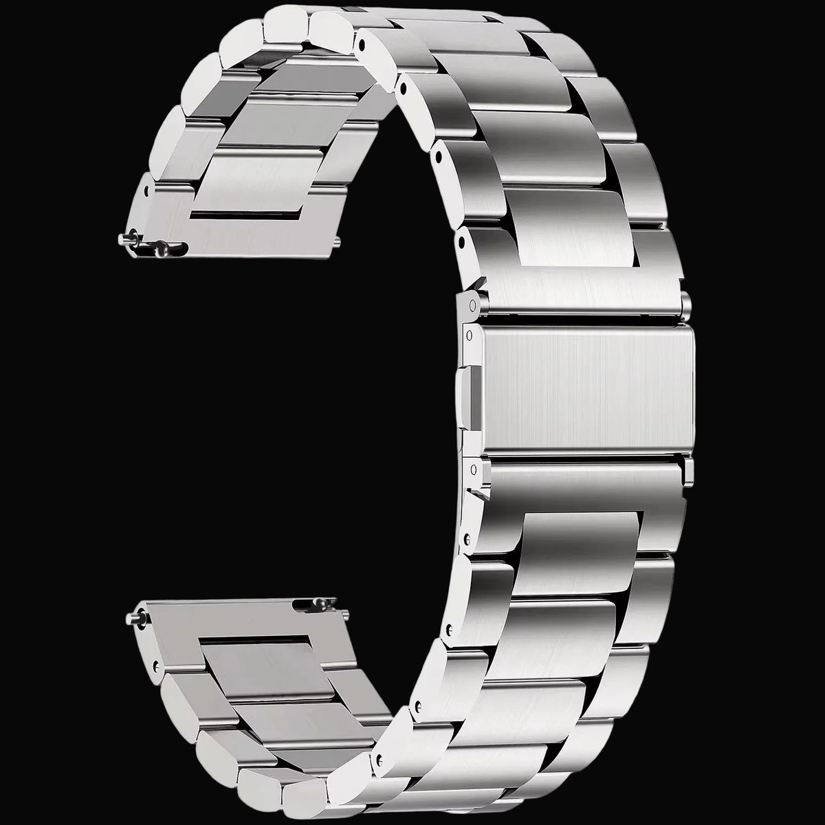 Pulsera de acero inoxidable compatible con los relojes Elvia, Aeschbach y MWC que se muestran a continuación