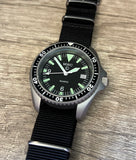 Current NATO Pattern Quartz Military Divers Watch with Sapphire Crystal and 10 Year Battery Life - NATO STOCK NUMBER NSN 6645-99-157-3496