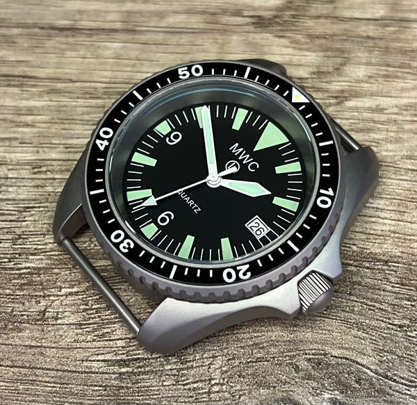 Current NATO Pattern Quartz Military Divers Watch with Sapphire Crystal and 10 Year Battery Life - NATO STOCK NUMBER NSN 6645-99-157-3496