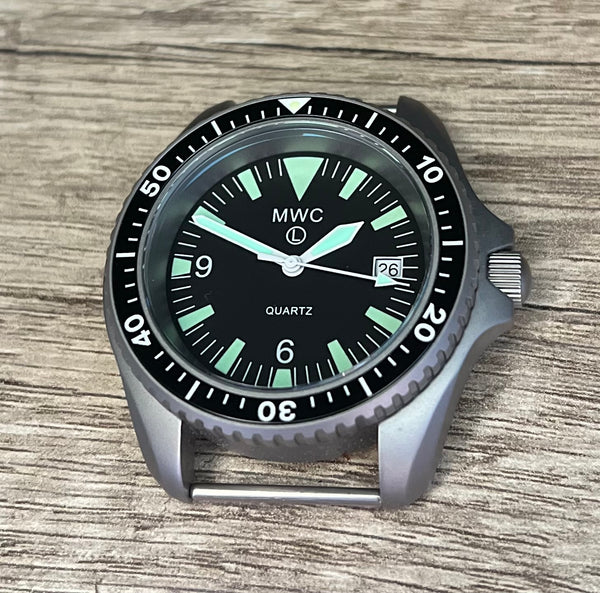 Current NATO Pattern Quartz Military Divers Watch with Sapphire Crystal and 10 Year Battery Life - NATO STOCK NUMBER NSN 6645-99-157-3496