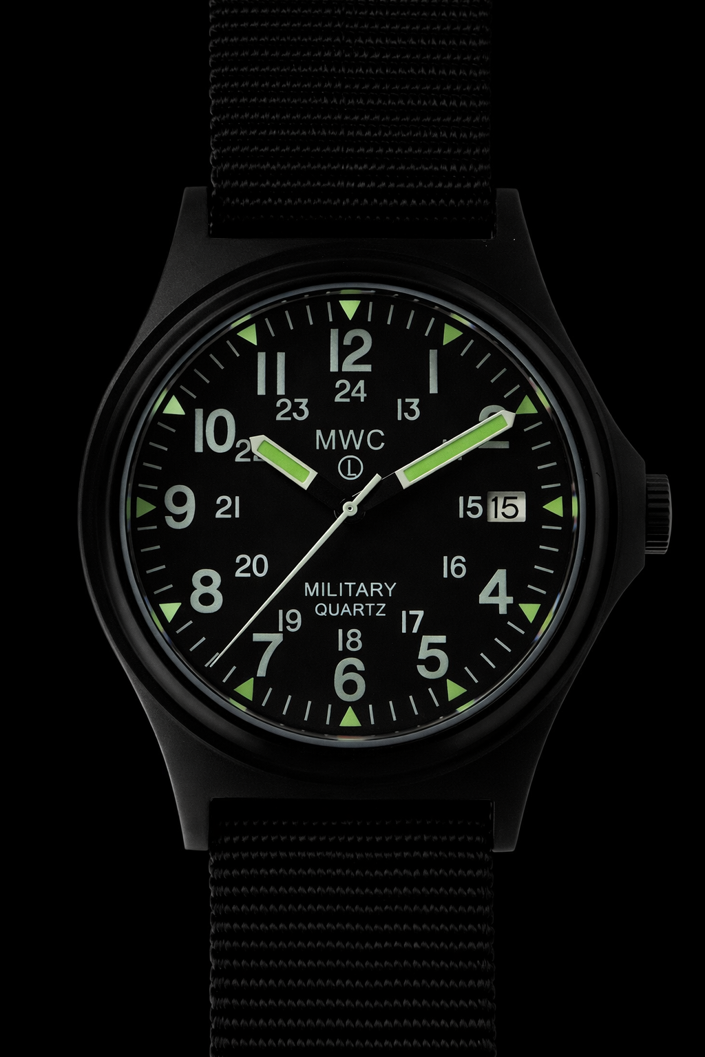MWC G10 PVD 12/24 200m Water Resistant Military Watch, Sapphire Crystal and 10 Year Battery Life