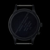 MWC G10EL Black PVD Steel General Service Watch with Electroluminescent (EL) Backlit Dial