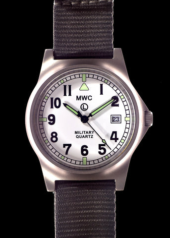 MWC G10LM General Service Watch with High Visibility White Dial (With Date Window)