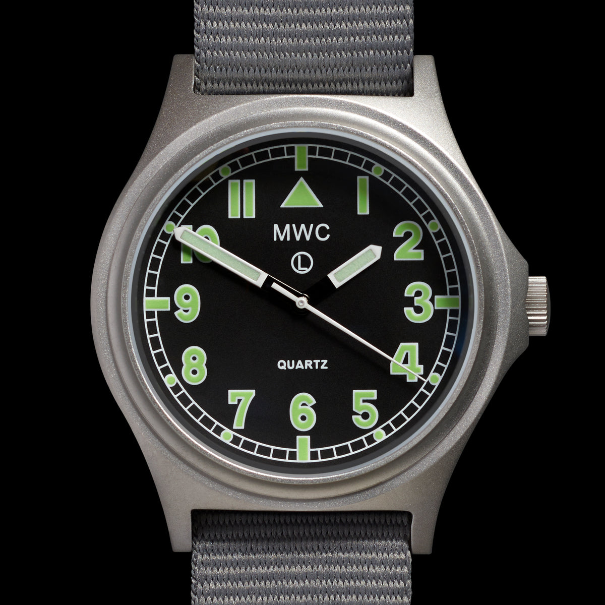 MWC G10 100m / 330ft 防水 ステンレススチール ミリタリーウォッチ 