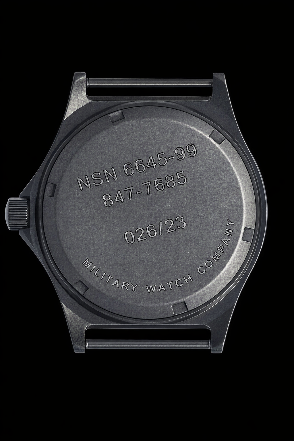 MWC Titanium Military Watch, 300m Water Resistant, Sapphire Crystal and 10 Year Battery Life - NATO NSN Number: 6645-99-847-7565