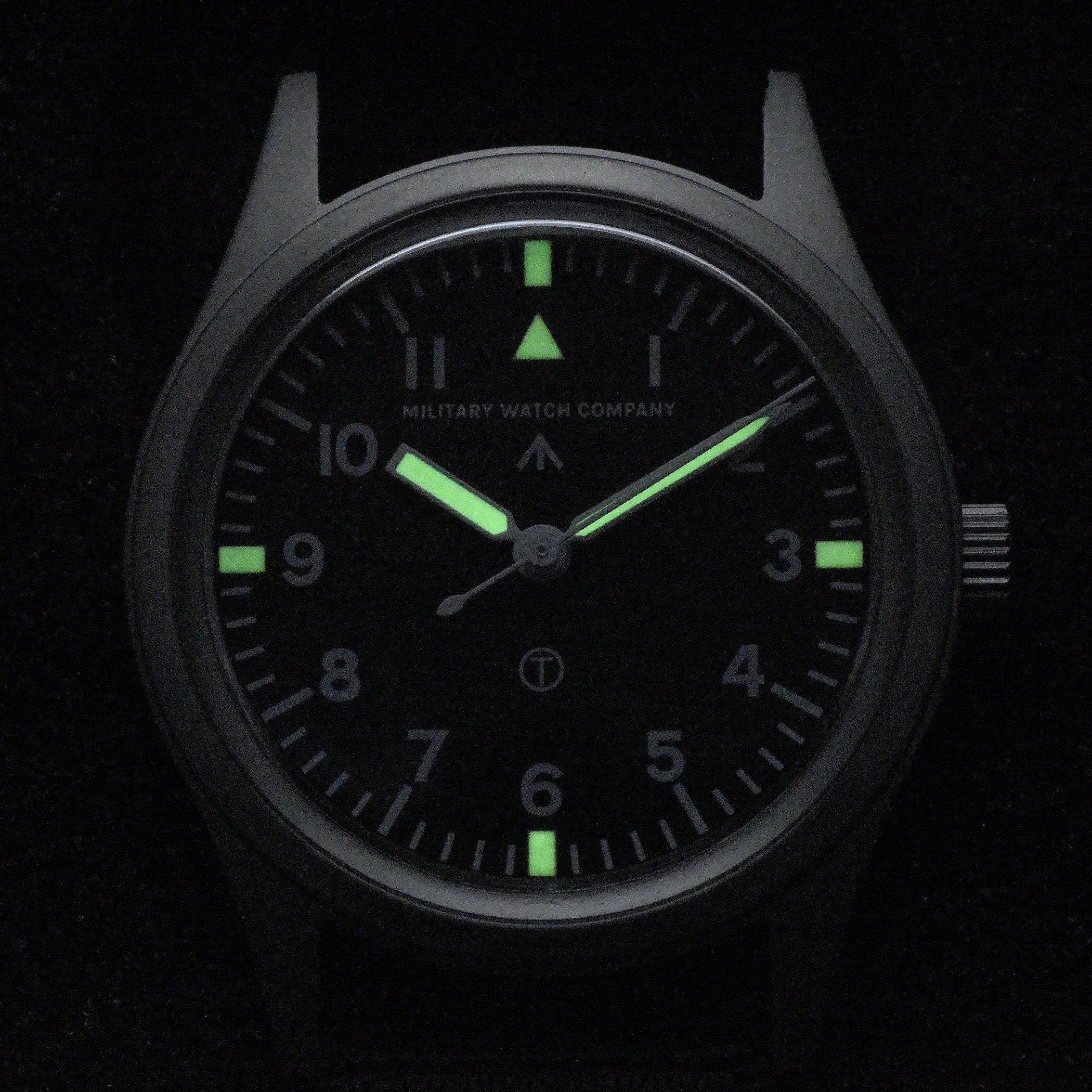 W10 1960s Pattern Handwound Military Watch with Plexiglass Crystal and Handwound Mechanical Movement