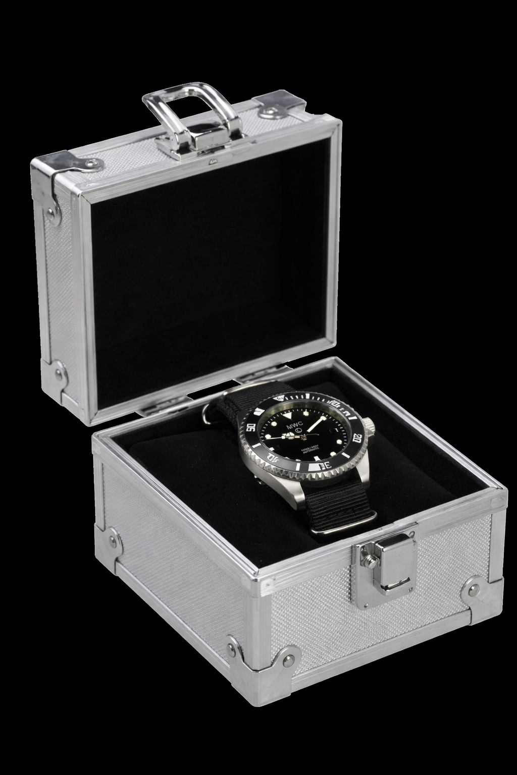 MWC Profesional Militar Diver 300m – Automático suizo Sellita SW200 con cristal de zafiro, bisel cerámico y correa de tejido NATO