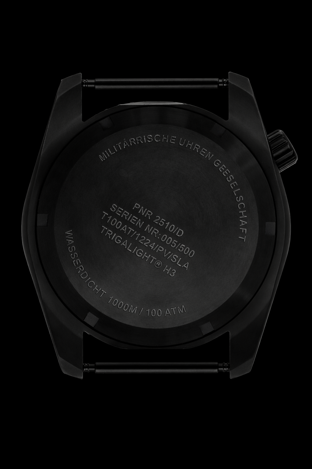 Reloj de Buceo Militar MWC "Depthmaster" Resistente al Agua 100atm / 3,280ft / 1000m en Caja de Titanio PVD con GTLS y Válvula de Helio (Automático)