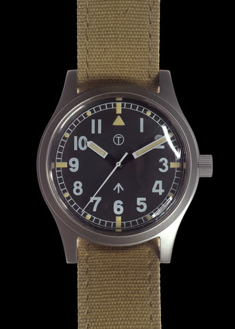 MWC 1940s to 1960s Pattern General Service Watch with Sterile Dial and 24 Jewel Automatic Movement (Retro Cream Dial Variant)