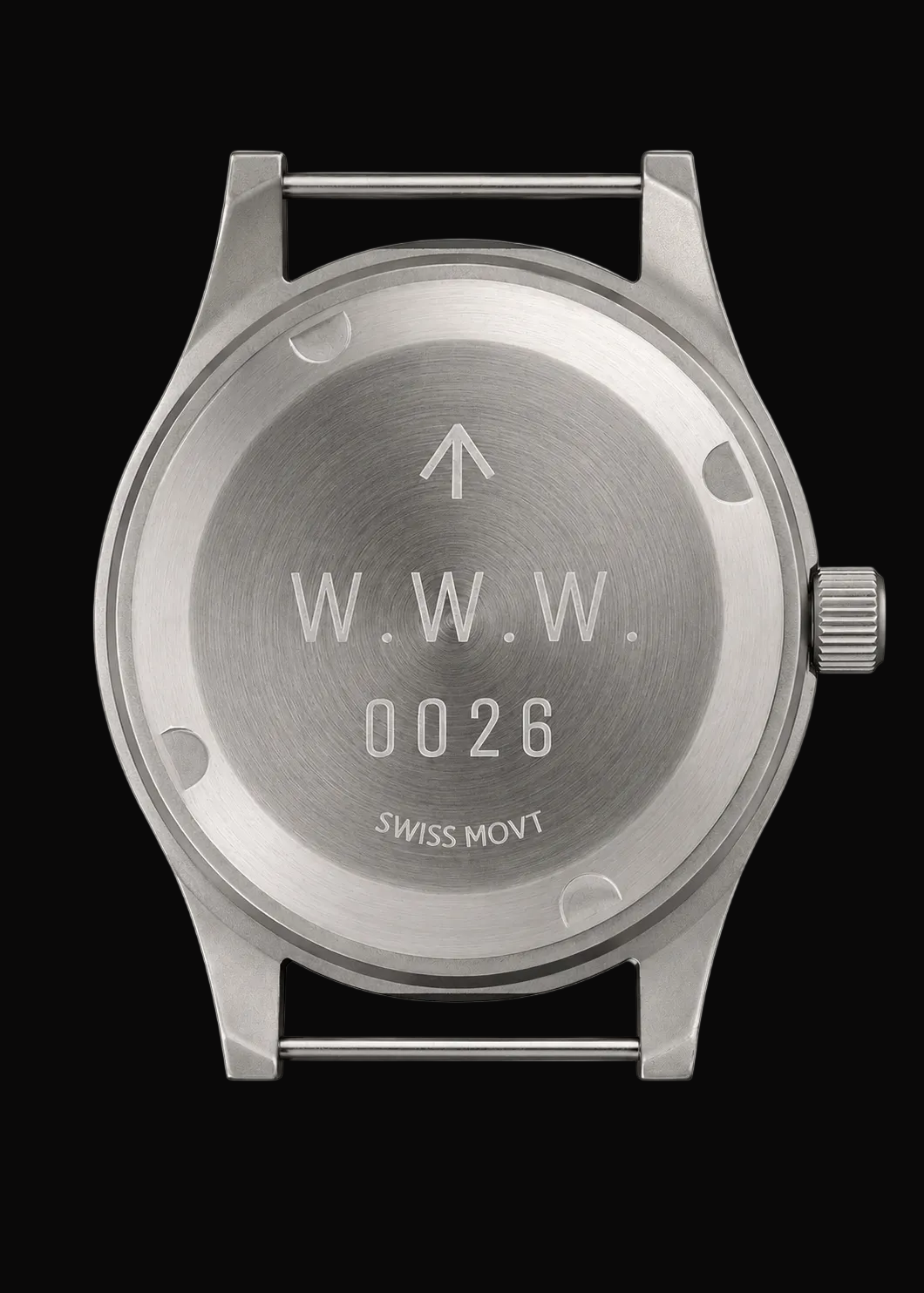 Montre militaire MWC des années 1940/1950 "Dirty Dozen" avec mouvement à remontage manuel suisse Sellita SW216 à 24 rubis et verre saphir bombé vintage dans son coffret d'époque