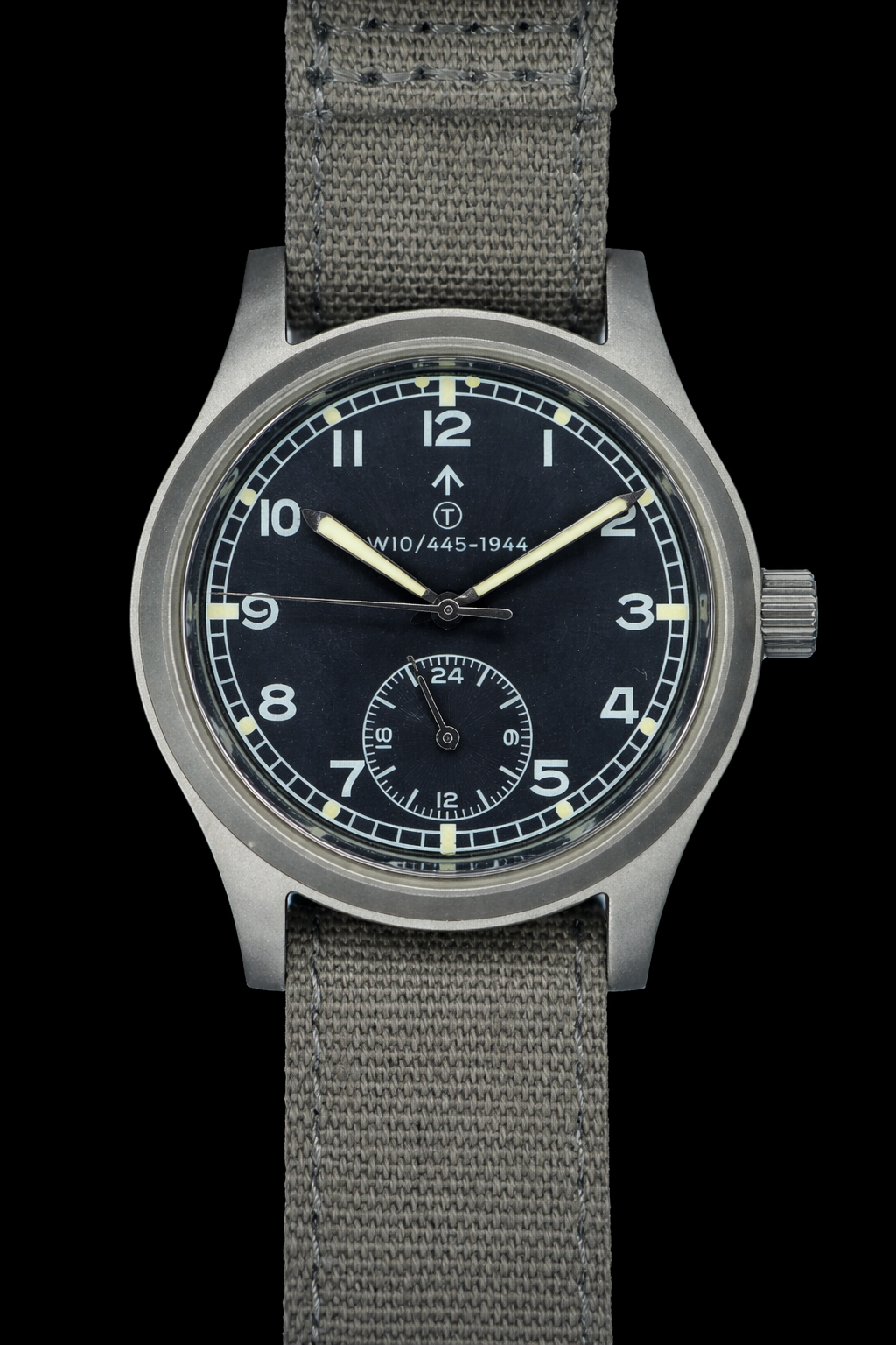 MWC 1940s/1950s "Dirty Dozen" Pattern General Service Watch with a Mechanical Quartz Hybrid Movement