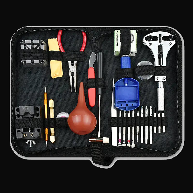 Professional Watch Repair Kit with an Extensive Range of Tools as Pict