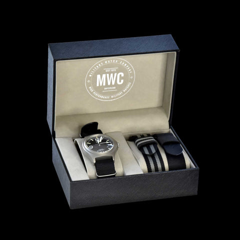 MWC Heavy Duty 300m Military Divers Watch in PVD Steel Case (Automatic) Latest Model with Ceramic Bezel and Sapphire Crystal