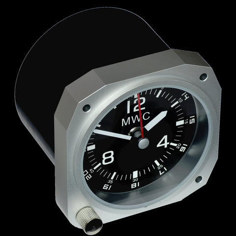 Limited Edition Replica Altimeter Instrument Desk Clock in Aluminium Finish