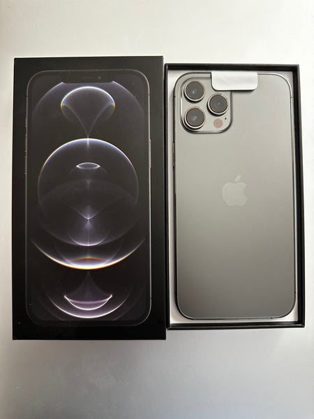 iPhone 12 Pro Max 256GB Space Grey. As New with Minimal Usage (Previously Owned by an Airport Security Company)