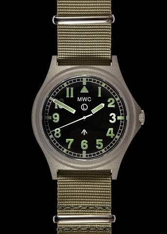 MWC P656 2023 Model Titanium Tactical Series Watch with GTLS Tritium and Ten Year Battery Life (Non Date Version)