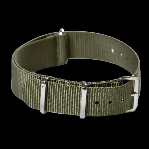 18mm Grey Green NATO Military Watch Strap