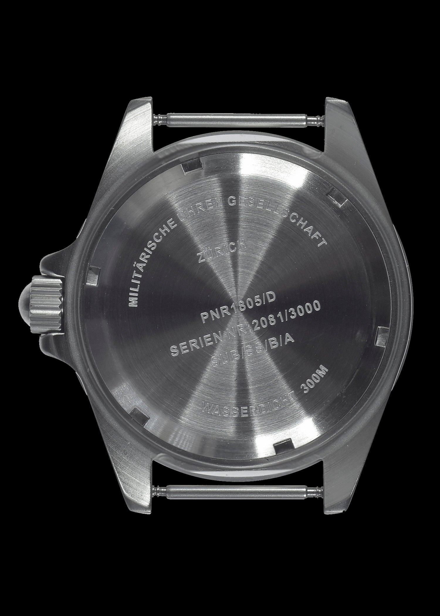 MWC Edelstahl GMT (Duale Zeitzone) Militäruhr mit Saphirglas und Keramiklünette an NATO-Armband