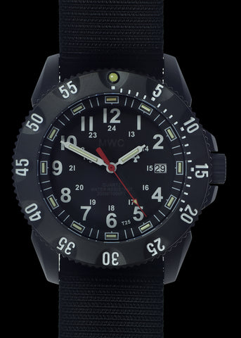 Black PVD Titanium G10 Military Watch with 300m Water Resistance, Sapphire Crystal, 10 Year Battery Life and GTLS Tritium Illumination