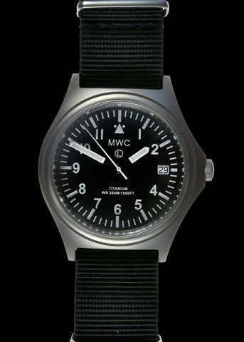 MWC P656 Latest Model Titanium Tactical Series Watch with GTLS Tritium and Ten Year Battery Life (Non Date Version)