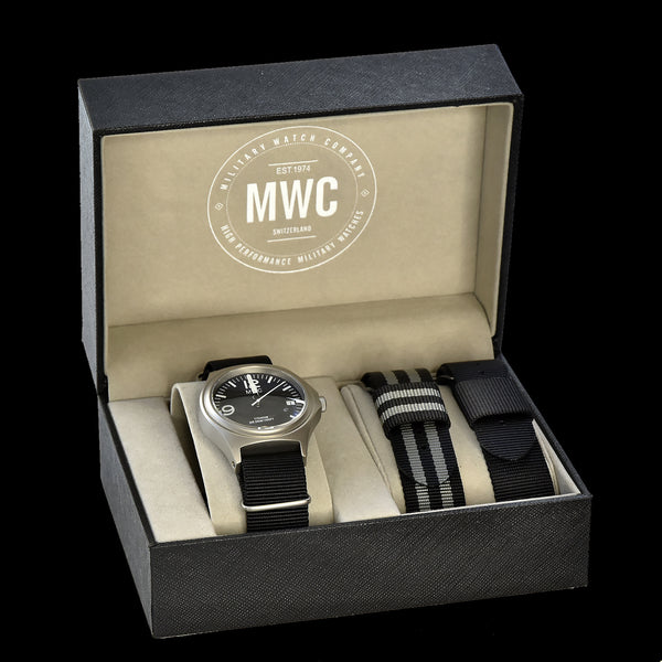 MWC Titanium Military Watch, 300m Water Resistant, 10 Year Battery Life, Luminova and Sapphire Crystal - Watch Used for Images and Promotion